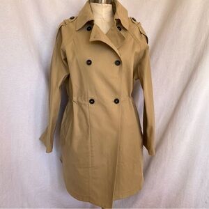 Maje cotton canvas trench coat. Size 40 Cotton Spandex